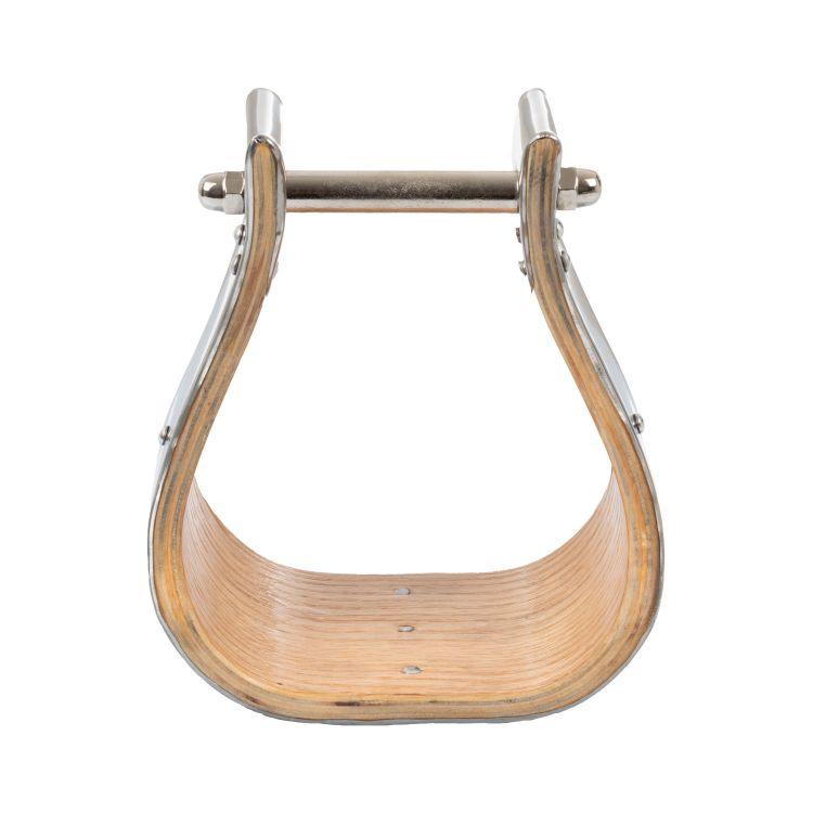 Pool's western steel stirrups with wide thread