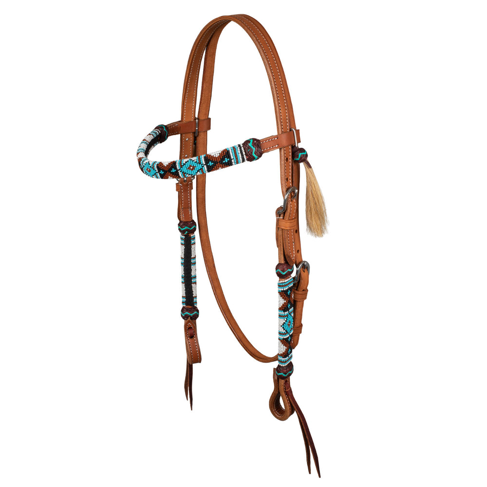 Pool's navajo pearls western bridle