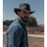 American hat makers Crusher | Crushable Leather Outback Hat