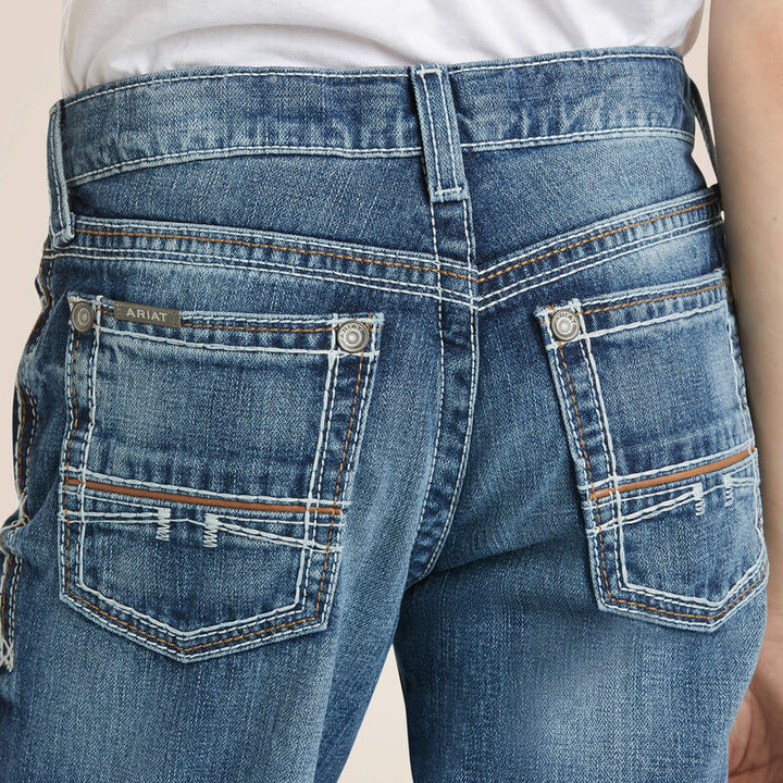 Ariat b4 relaxed coltrane boot cut jeans for kids