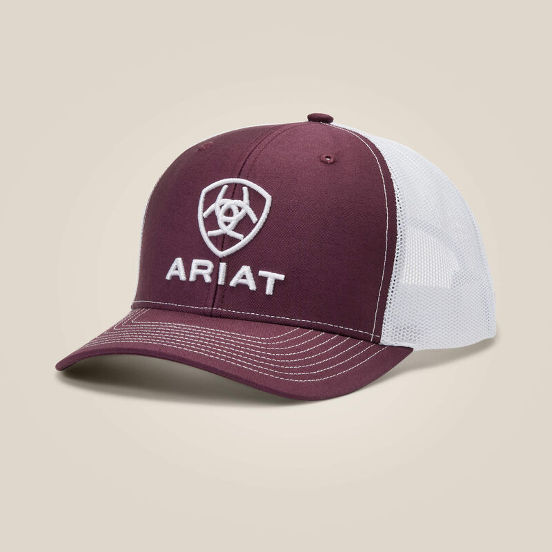 Ariat stacked logo trucker cap