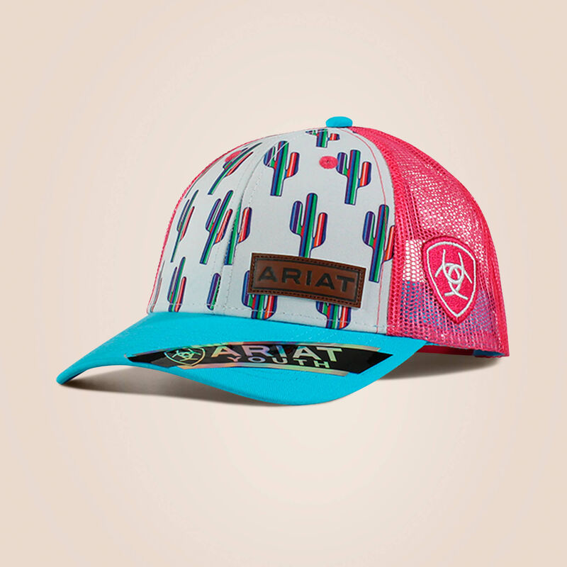 Ariat  cactus print cap for kids
