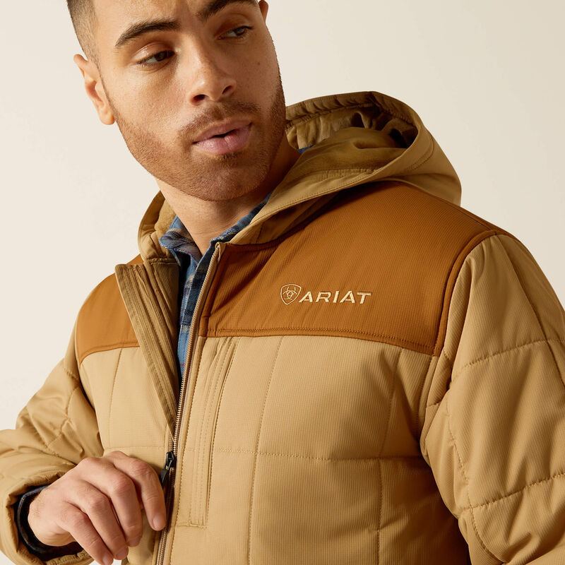 Ariat crius insulated hooded jacket for men