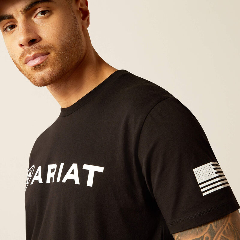 Ariat shield flag T- shirt for men