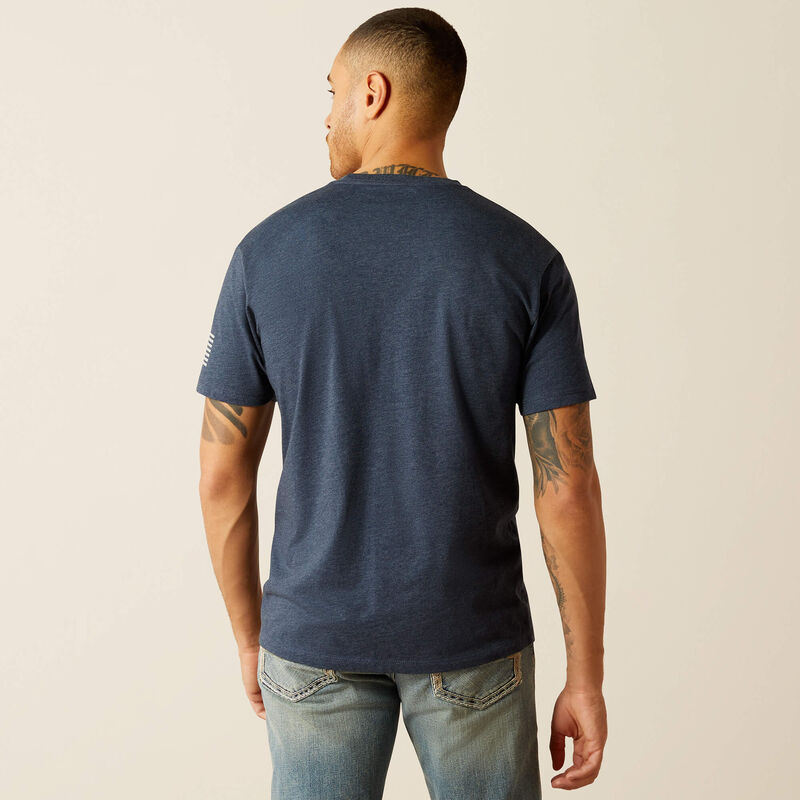 Ariat shield flag T- shirt for men
