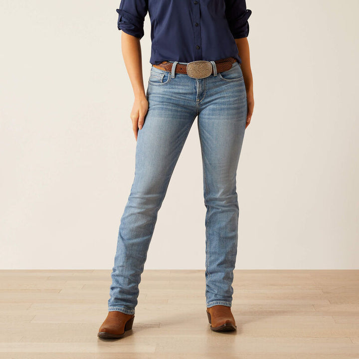 Ariat perfect rise yara straight leg jean for ladies