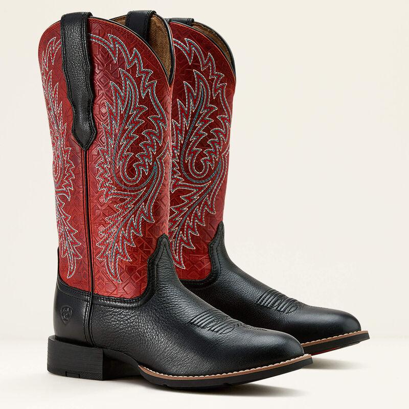 Ariat round up W toe western boot for ladies