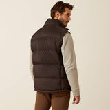 Ariat ultra puff down vest for men