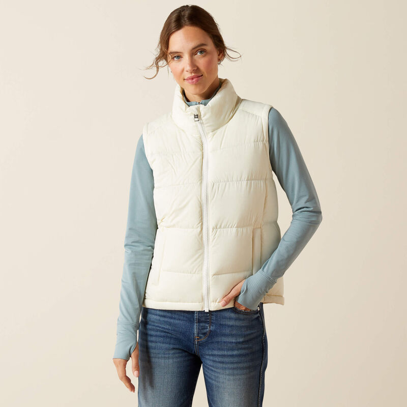 Ariat ultra puff down vest for ladies