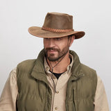 American hat makers Crusher | Crushable Leather Outback Hat