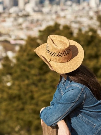 American hat makers Carly | Straw Cowboy Hat