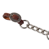 Lakota curb strap nickle fitting