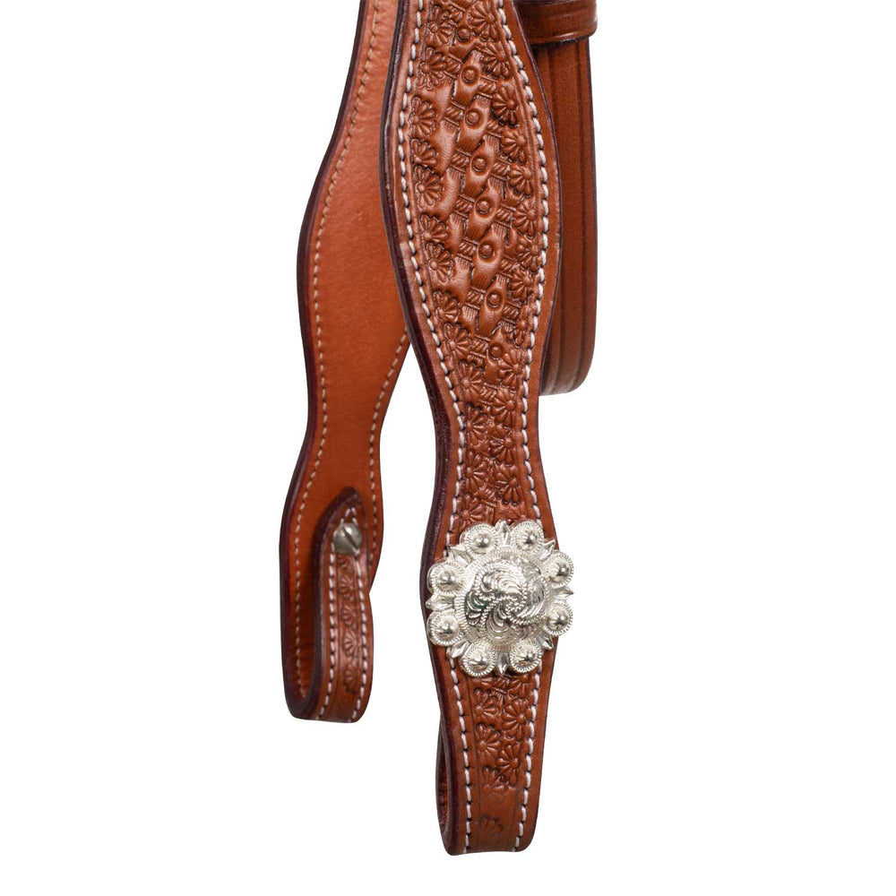 McBryan western headstall basket tooling MBH01001