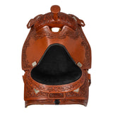 McBryan working ranch saddle classic flower  tooling MBH08008