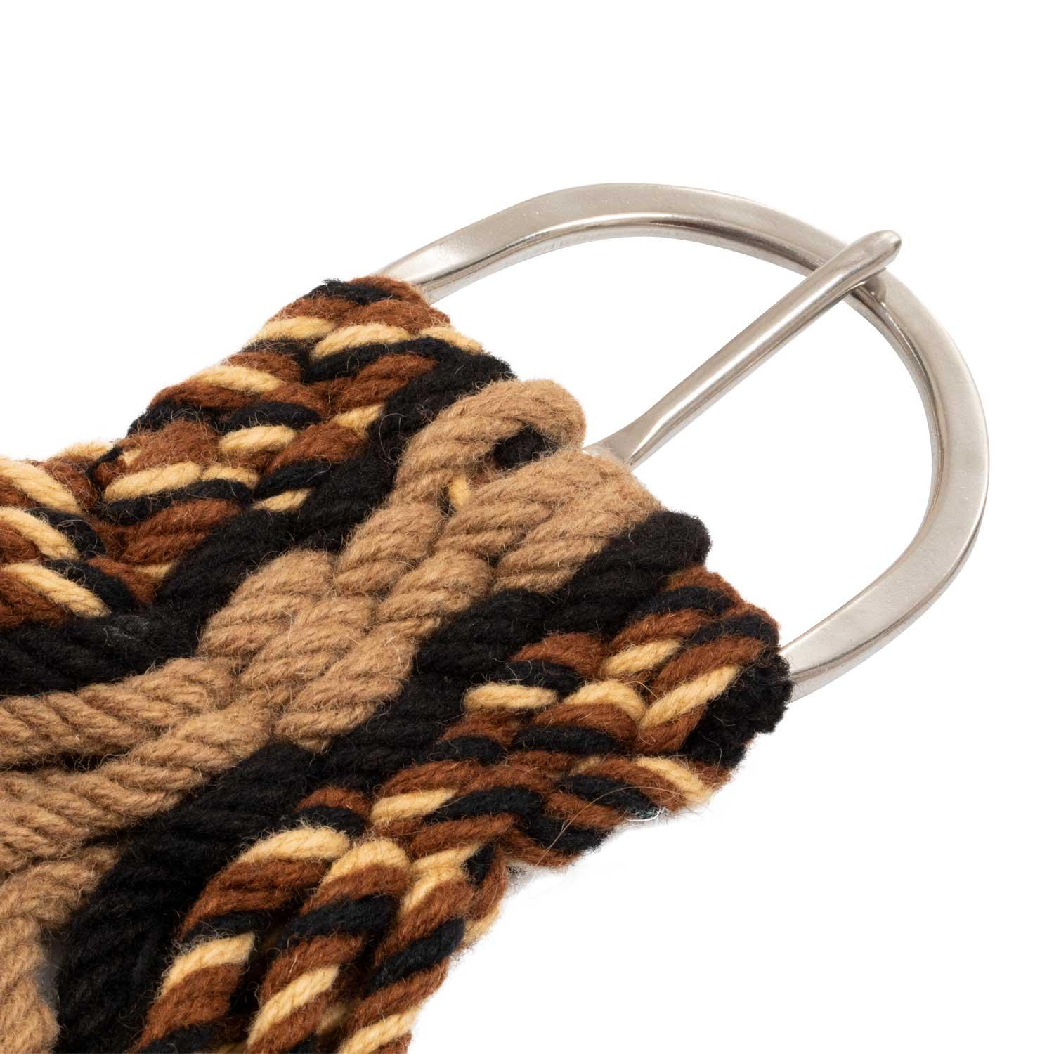 Pool's mohair western girth with central leather reinforcement