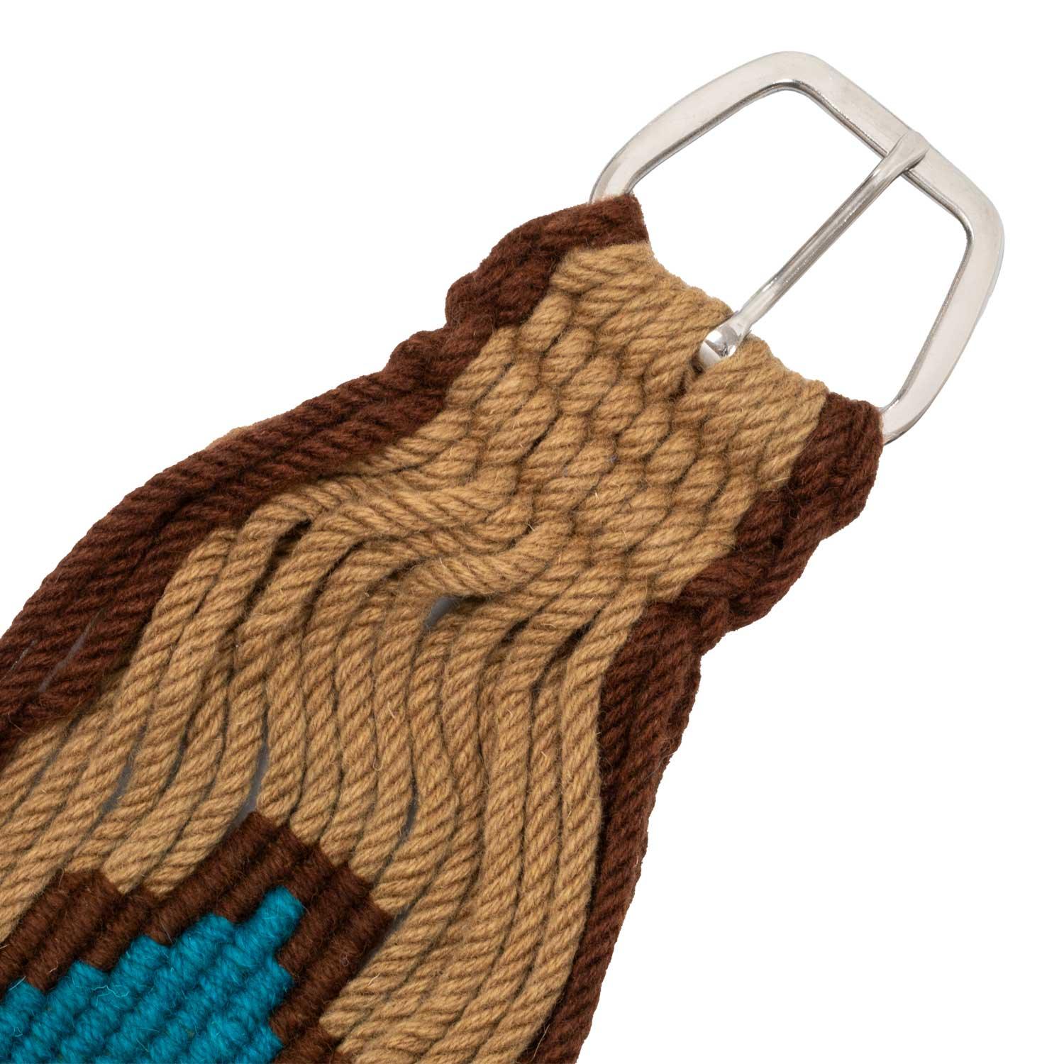 Pool's mohair western girth aztec design