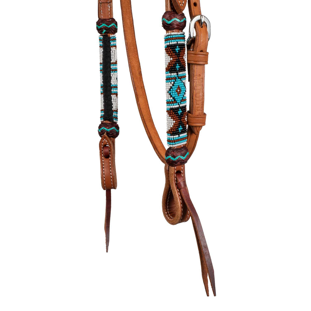 Pool's navajo pearls western bridle