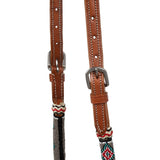 Pool's sand pearls bosal set with cotoon mecate reins