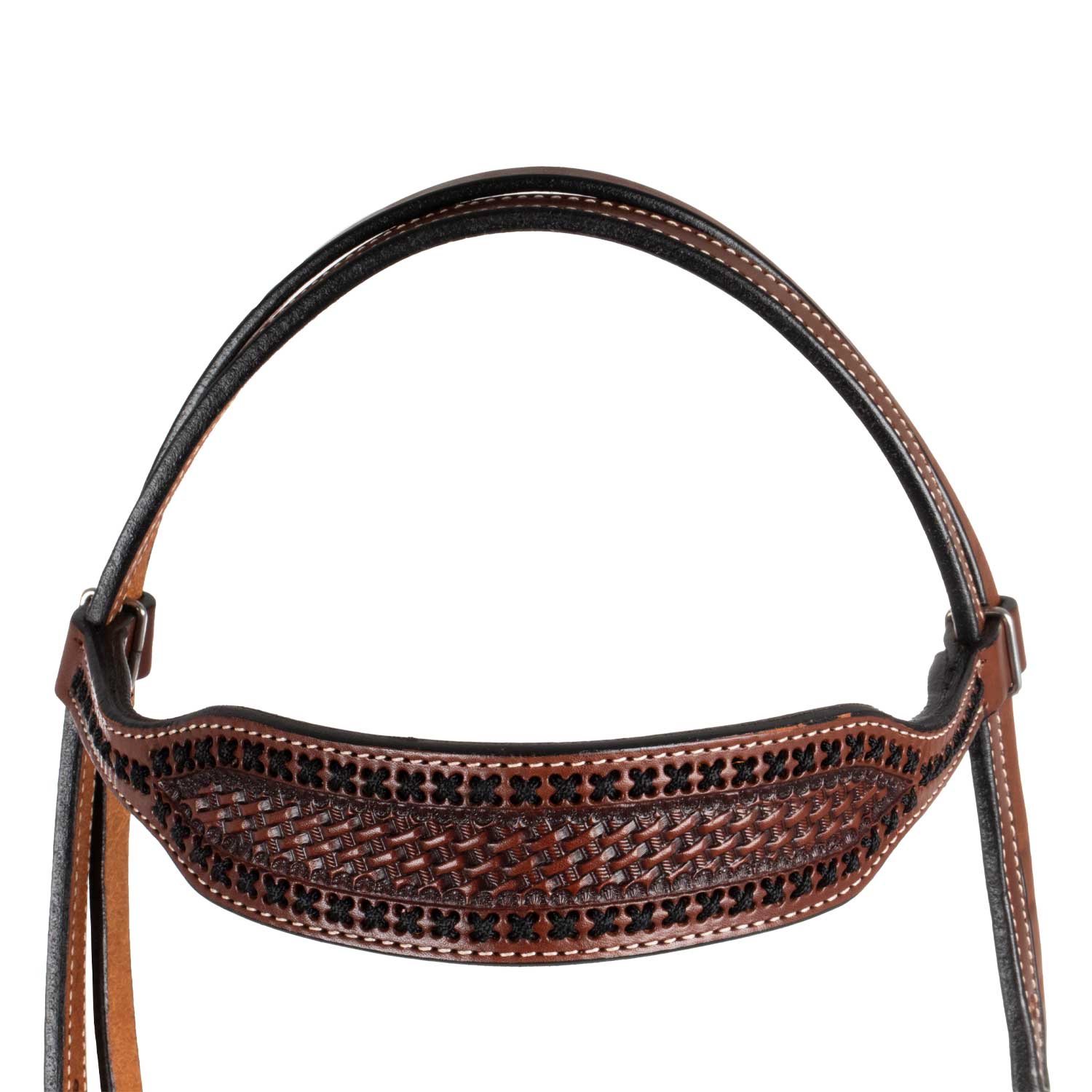 Pool's western bridle with wide browband
