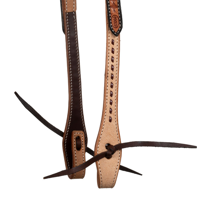 Pool's 2 tone one ear western bridle