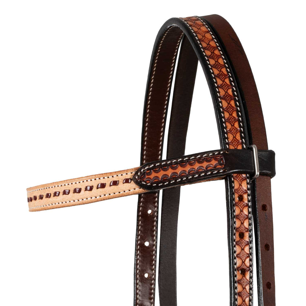 Pool's 2 tone western bridle