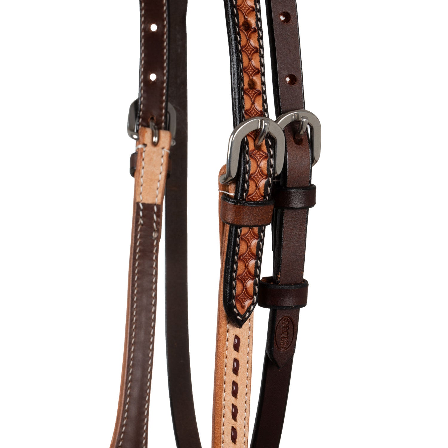 Pool's 2 tone futurity western bridle
