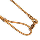 Pool's raw braided leather western reins