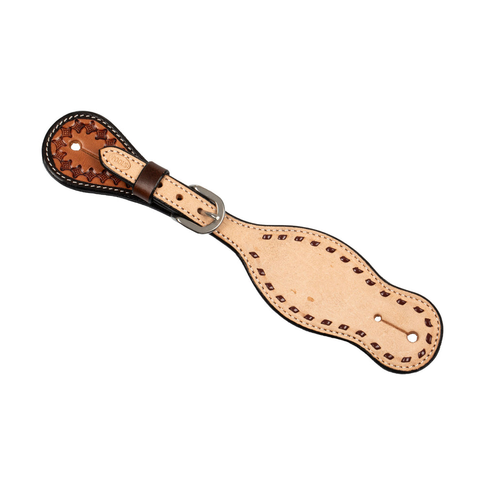 Pool's 2 tone western spur straps