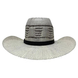 American hat makers Trail Boss | Mens Open Crown Bangora Straw Cowboy Hat