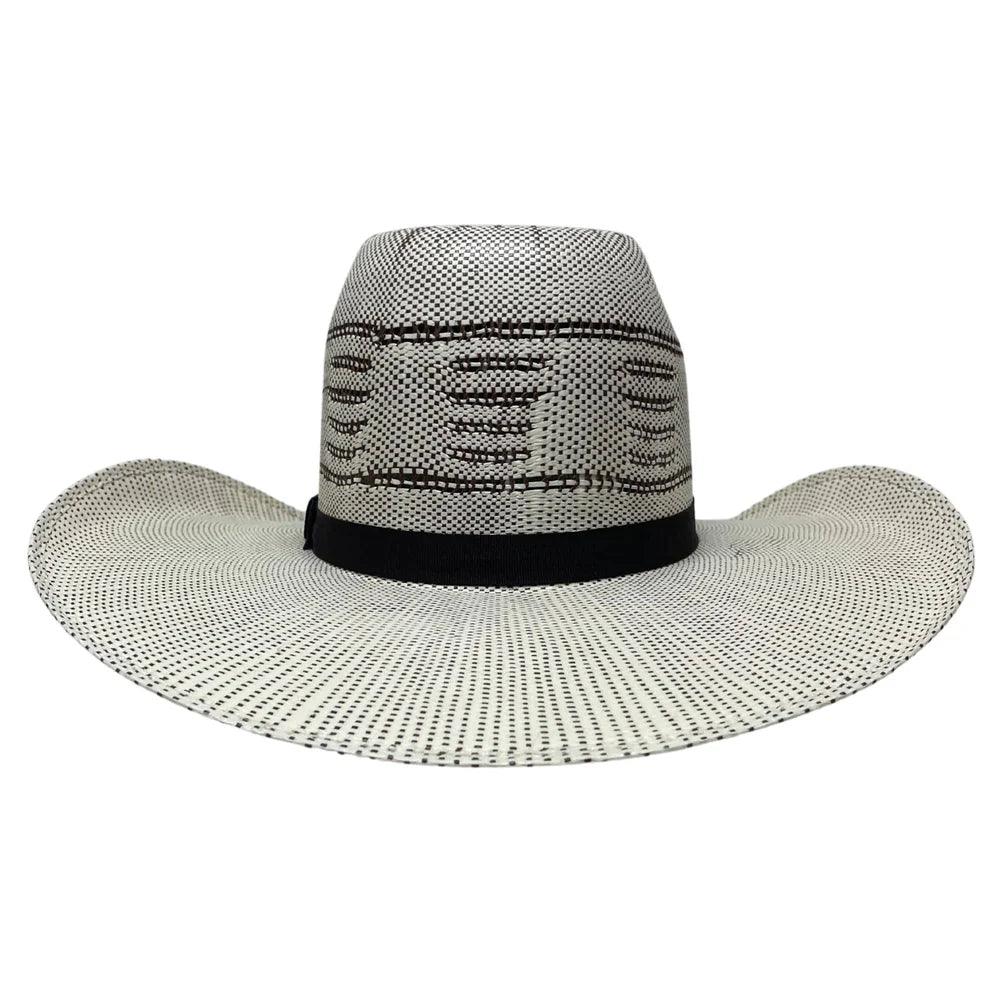 American hat makers Trail Boss | Mens Open Crown Bangora Straw Cowboy Hat