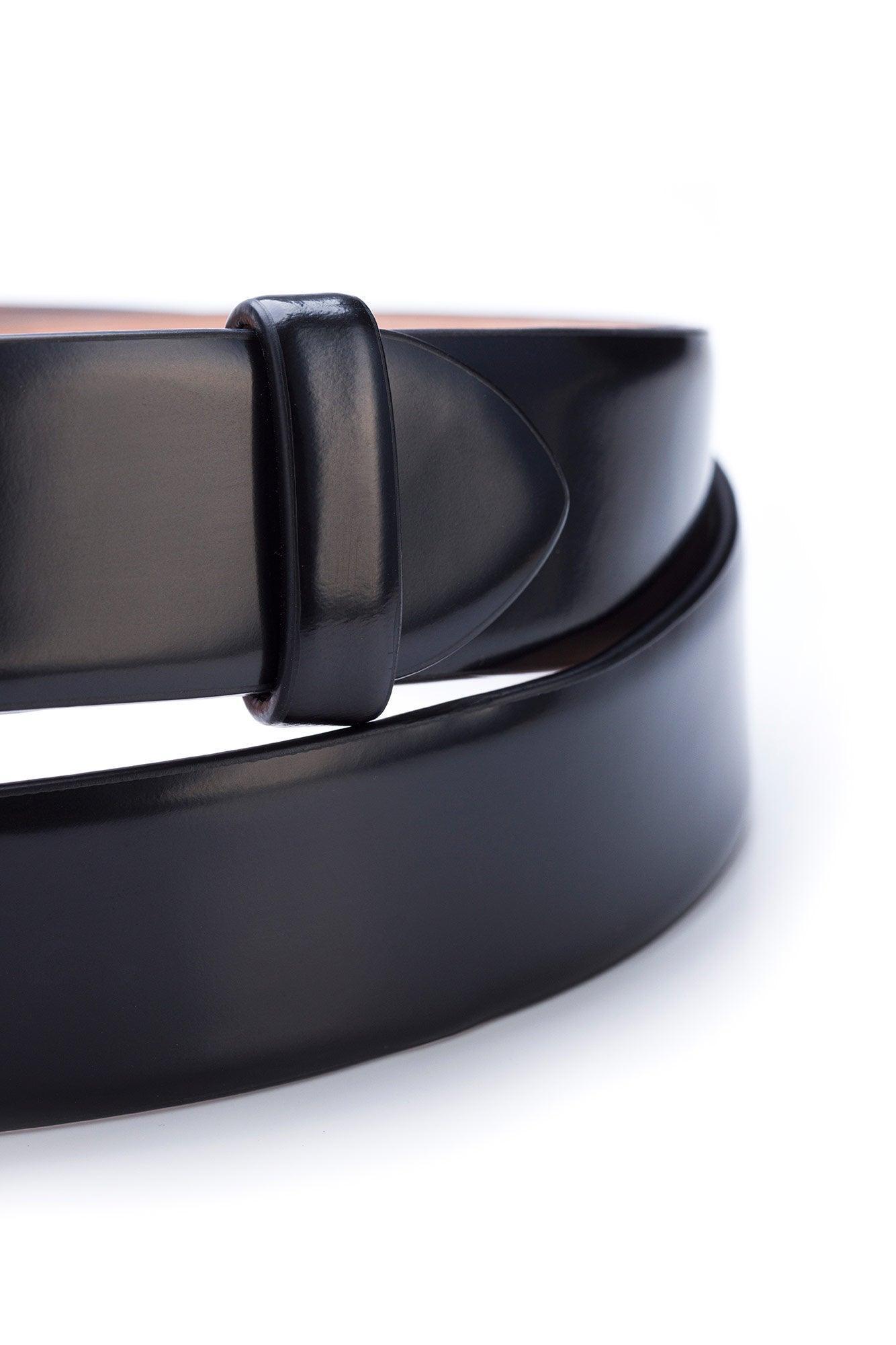 De Niro brushed black belt 00U H 30 - HorseworldEU