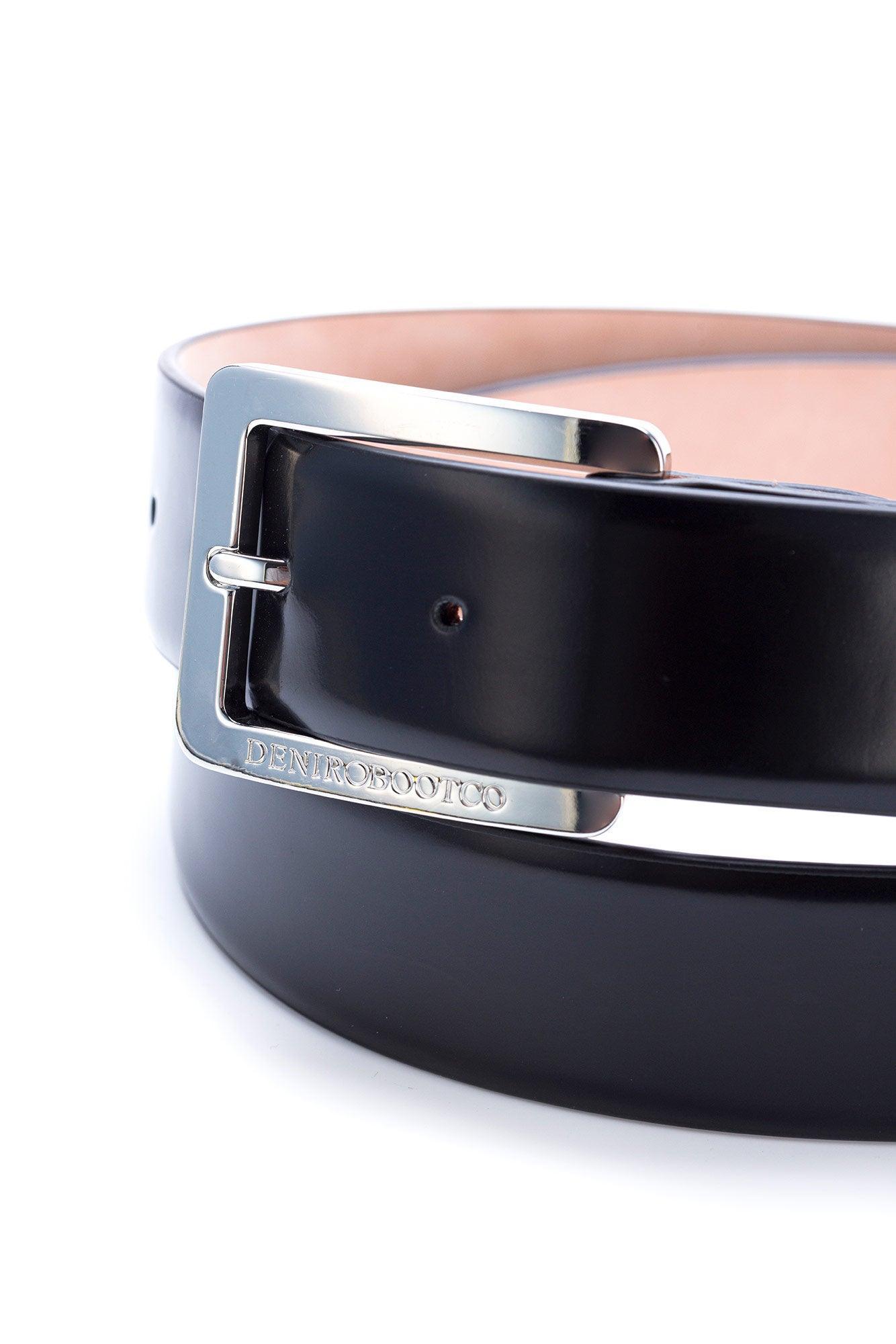 De Niro brushed black belt 00U H 30 - HorseworldEU
