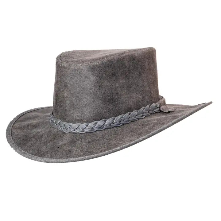 American hat makers Crusher | Crushable Leather Outback Hat