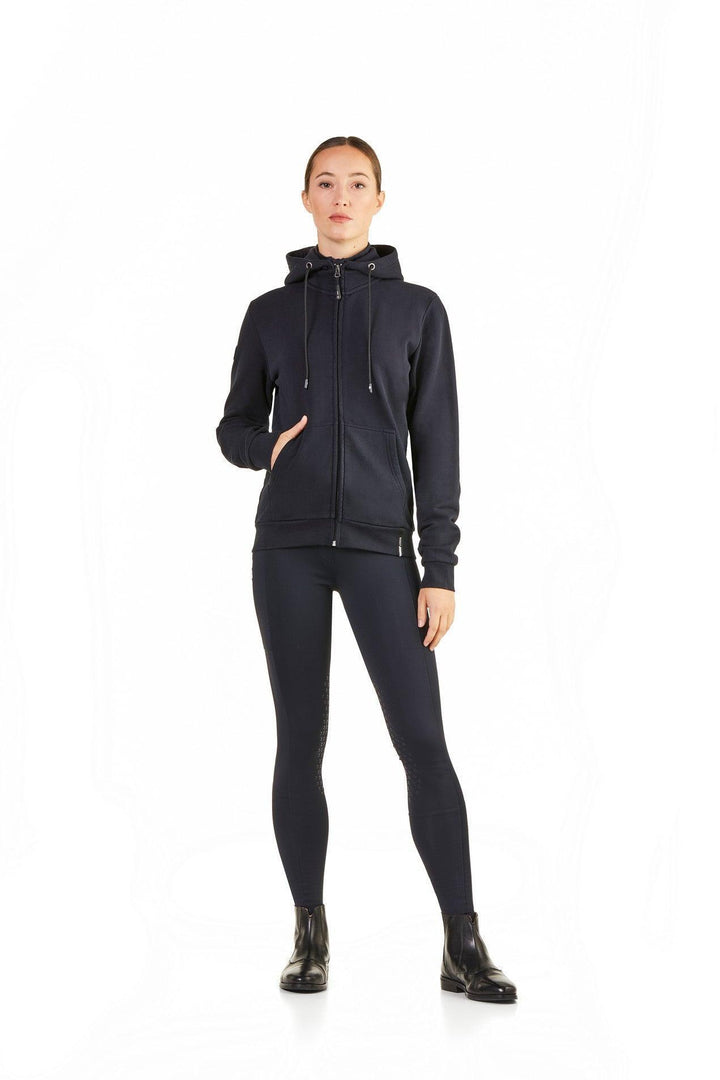 Ego 7 Zerowet sweatshirt for ladies with hood zip - HorseworldEU