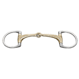 Herm. Sprenger dynamic RS Eggbutt bit with D-shaped rings 16 mm single jointed 40408 - HorseworldEU