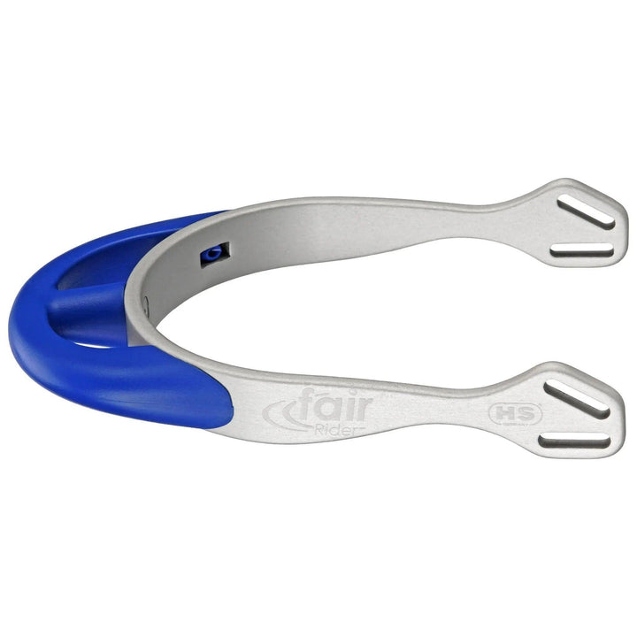 Herm. Sprenger fairRider spurs - aluminium, 25mm neck blue thin rounded 47623 Herm. Sprenger