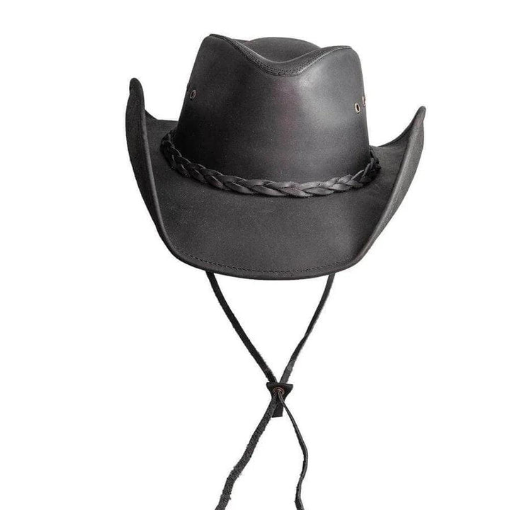 American hat makers Hollywood | Womens Leather Cowgirl Hat