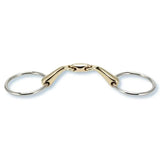 Stübben anatomic loose ring snaffle double broken sweet copper 2223 Stübben