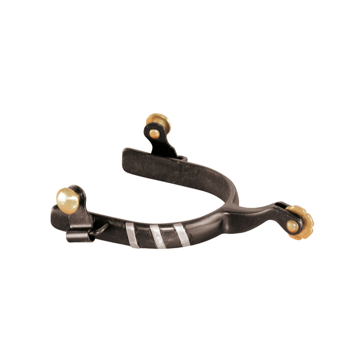 Lakota zwarte sporen met metalen inleg SR00015