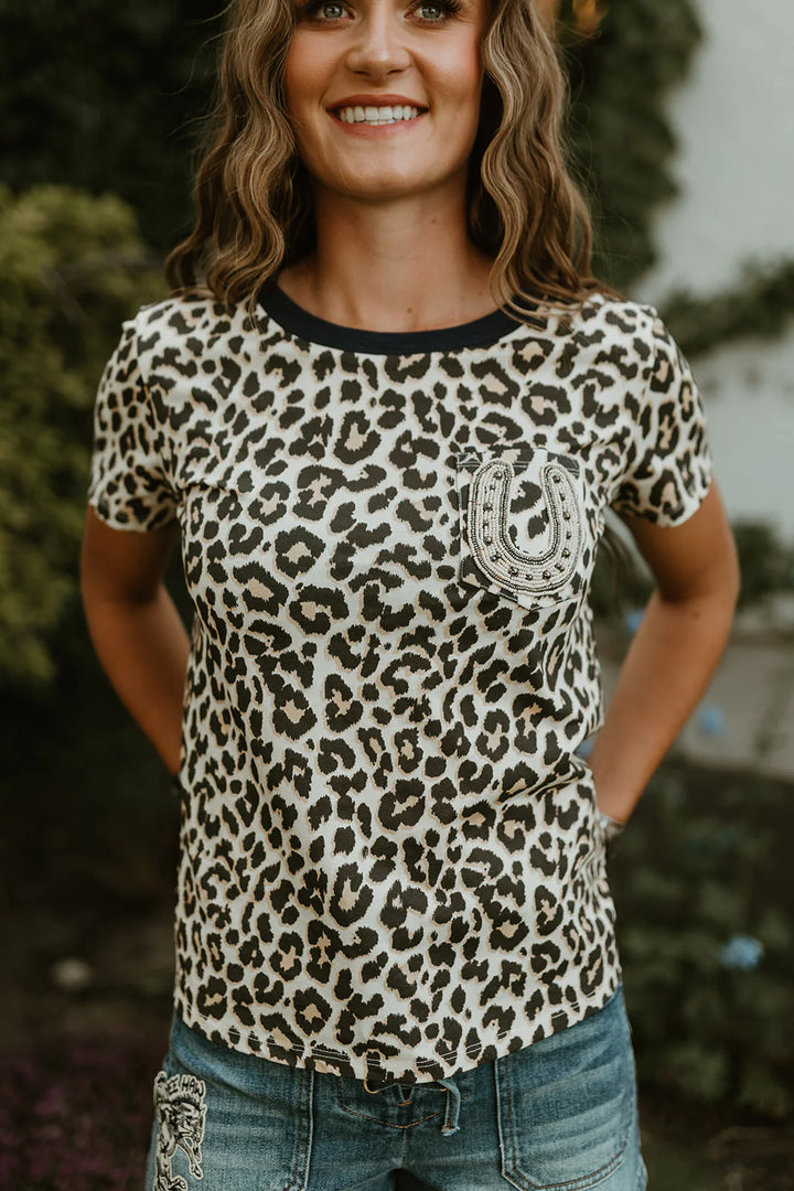 T-shirt léopard Lucky Lizzy Rodeo Quincy