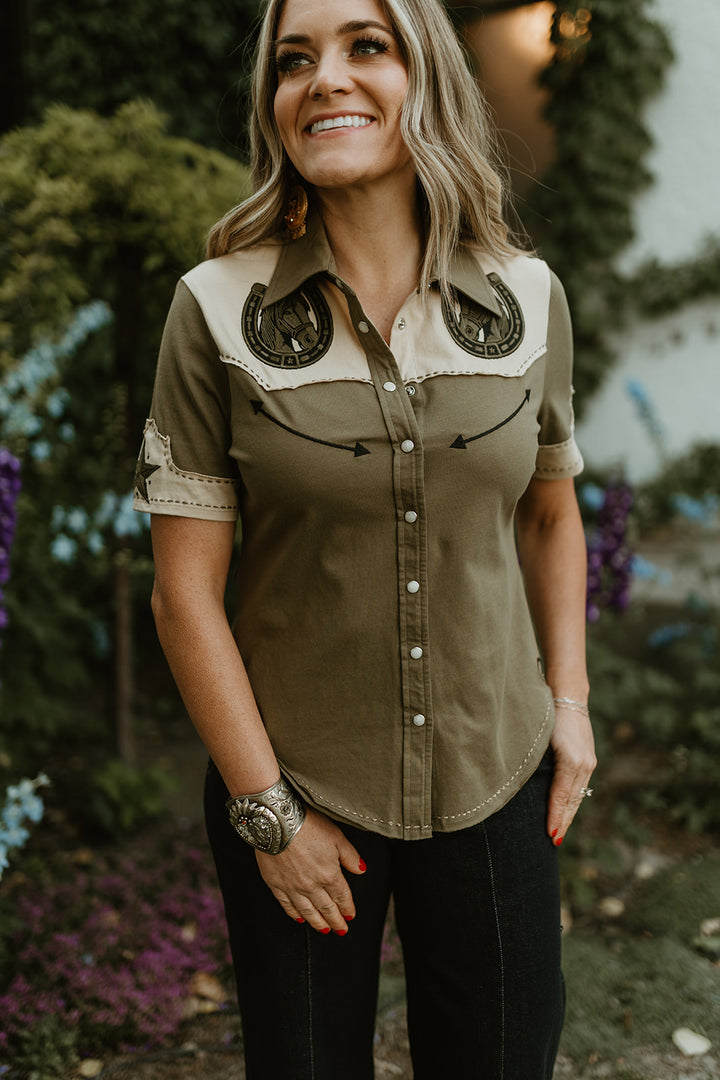 Chemise boutonnée « Brave Horse » de Rodeo Quincy
