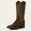 Ariat Round up wide square toe Western boot for ladies