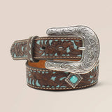 Ariat fancy tooled overlay Gürtel für Kinder