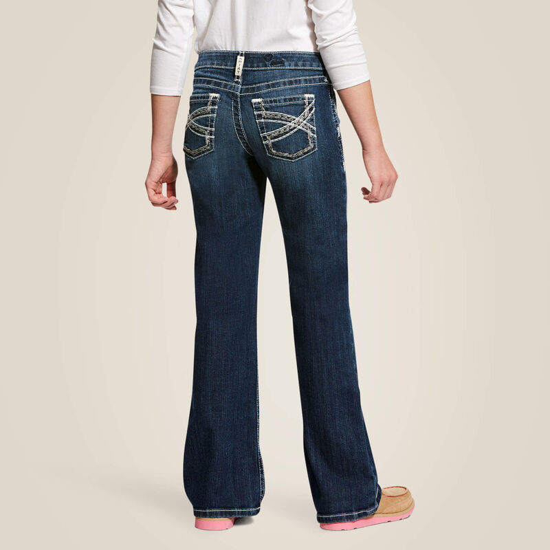 Ariat entwined boot cut jeans voor kinderen