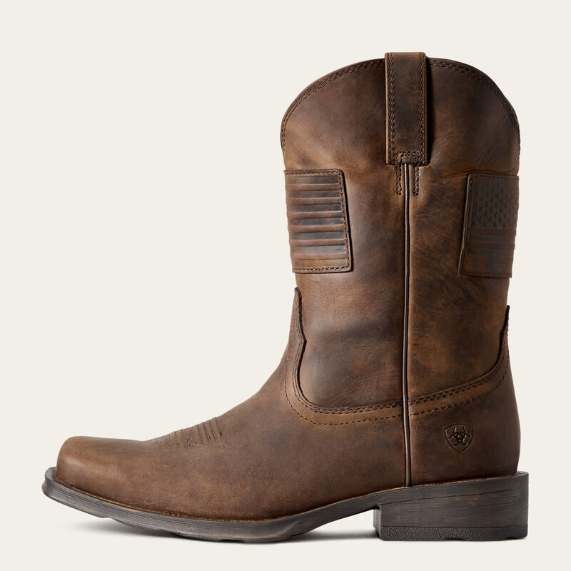 Ariat rambler patriot western boot for men