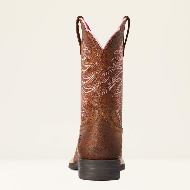 Ariat kids firecatcher wide square toe western boot