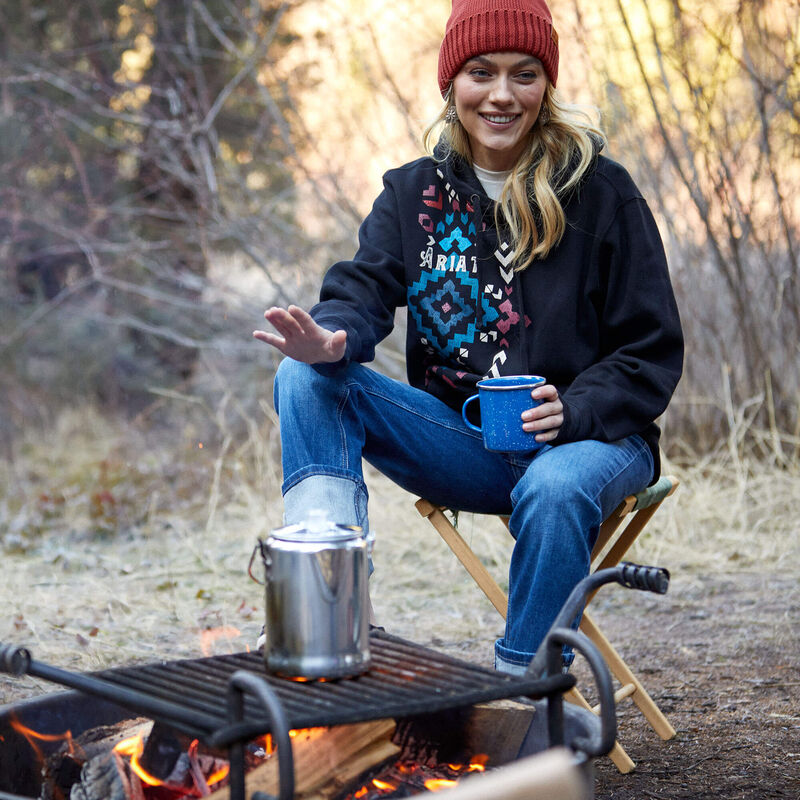 Ariat REAL Geo hoodie for ladies