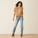 Ariat mid rise alessia straight legJean for ladies