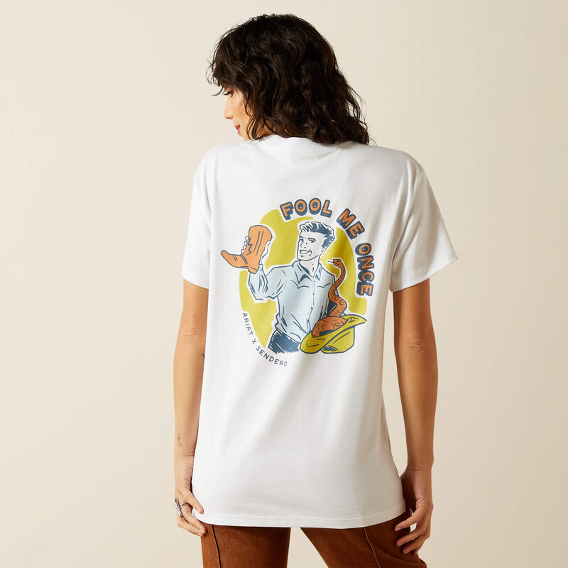 Ariat sendero fool me once T- shirt für Männer