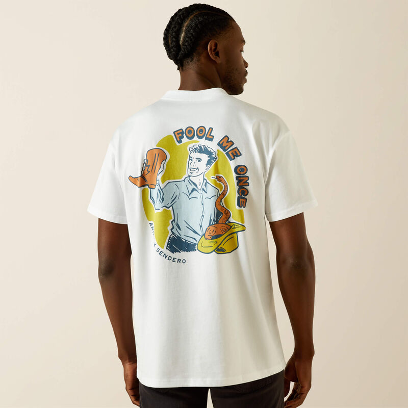 Ariat sendero fool me once T- shirt für Männer